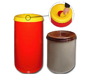 Range P - Securibel safety waste bins 