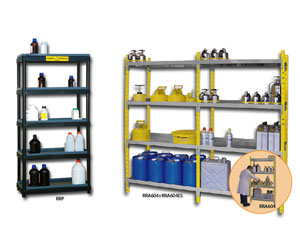 Range R - Safety Shelving (RRP, RRA404 & RRA604 Models)