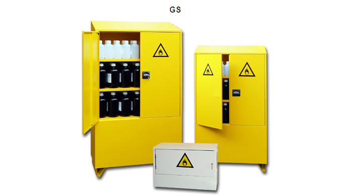 Range 1 - Safety Cabinets with Extinguisher for Flammable Products