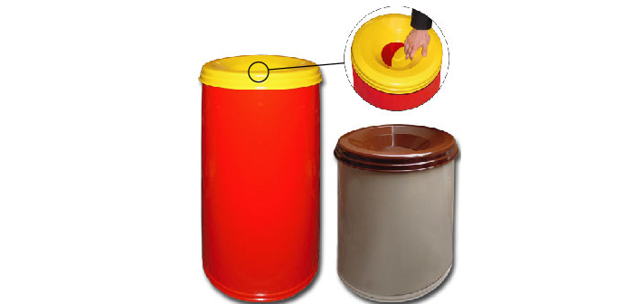 Range P - Securibel Safety Waste Bins