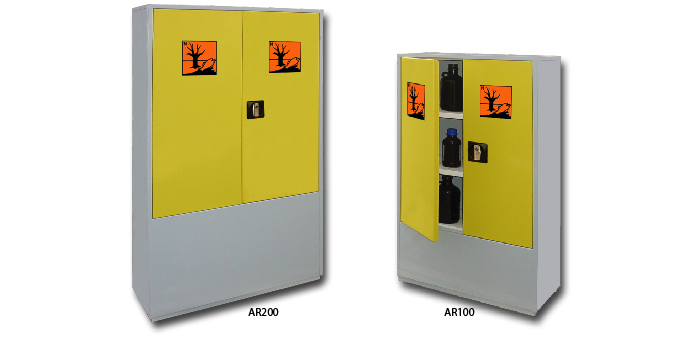 Range 1.R - 100% Retention Safety Cabinets