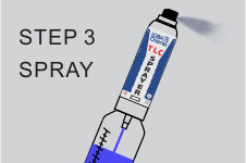 Step 3 - Spray