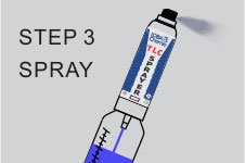 Step 3 - Spray