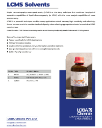 LCMS & GC Solvents